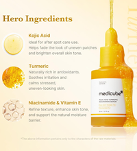 medicube kojic acid turmeric niacinamide serum lebanon