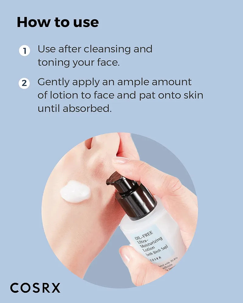 COSRX Oil-Free Ultra-Moisturizing Lotion with Birch Sap – Korean moisturizer Lebanon