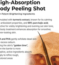 Dr.Melaxin Peel Shot Kojic Acid Turmeric Body Exfoliator Spray in Lebanon