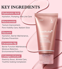 MEDICUBE Collagen Night Wrapping Mask Lebanon Korean overnight firming sleeping mask collagen skincare glow