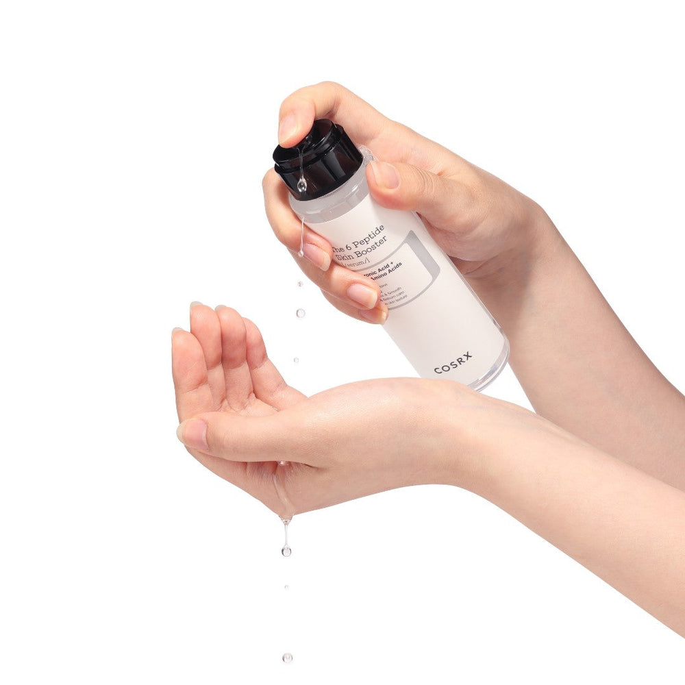 COSRX The 6 Peptide Skin Booster Serum Lebanon Korean anti aging peptide firming glow booster skincare