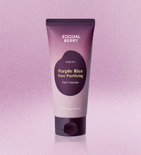 EQQUALBERRY Purple Rice Pore Purifying Pack Cleanser Lebanon Korean pore cleansing skincare face wash