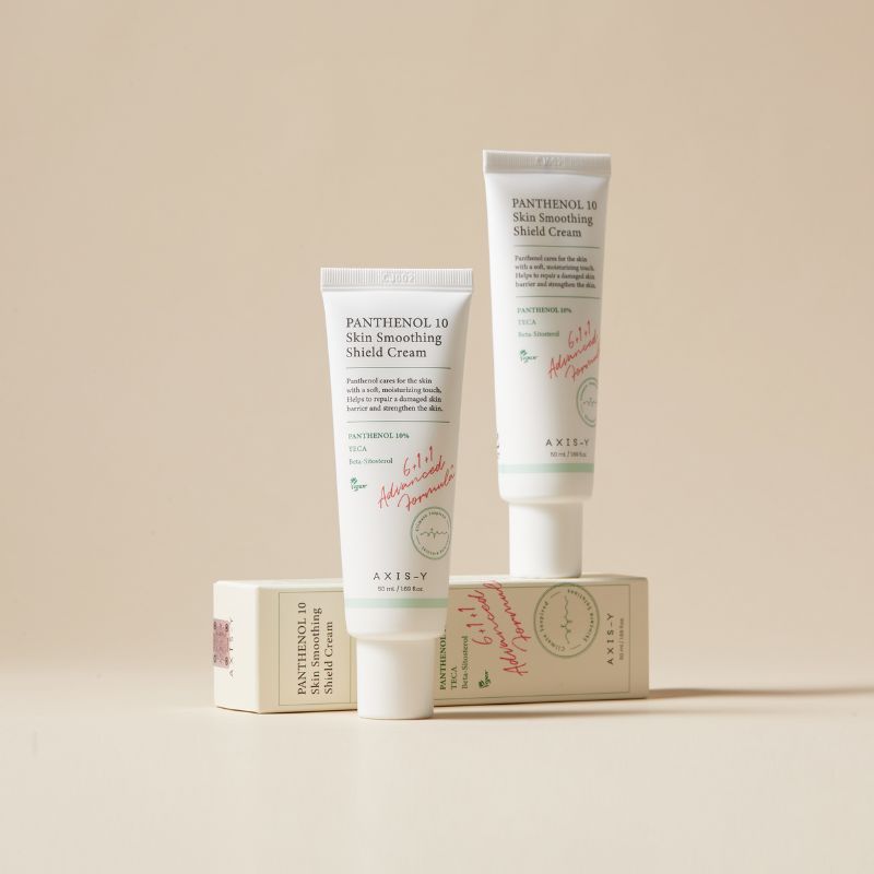 AXIS-Y Panthenol 10 Skin Smoothing Shield Cream Lebanon Korean soothing moisturizer barrier repair