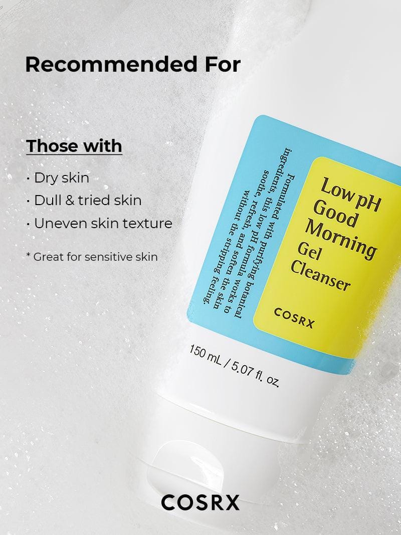 COSRX Low pH Good Morning Gel Cleanser Lebanon Korean gentle gel face wash oily sensitive skin skincare