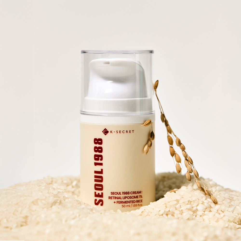 SEOUL 1988 Cream Retinal Liposome 1% Fermented Rice Lebanon Korean anti aging skincare cream
