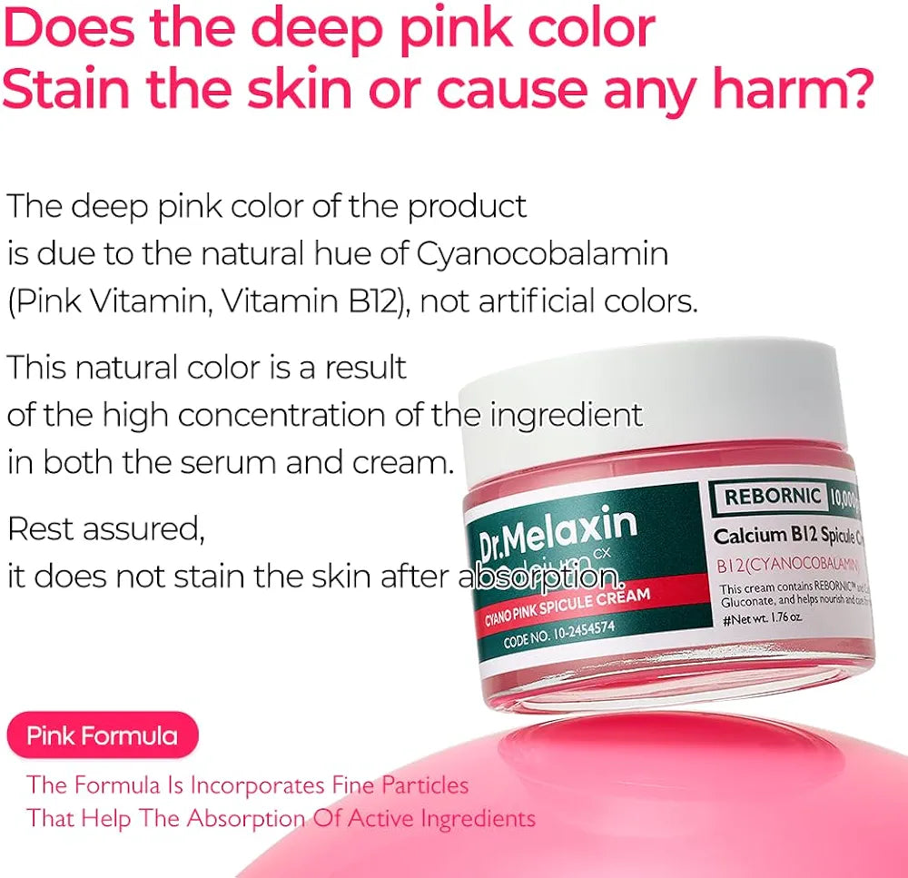 Dr.Melaxin Cyano Pink Spicule Cream in lebanon
