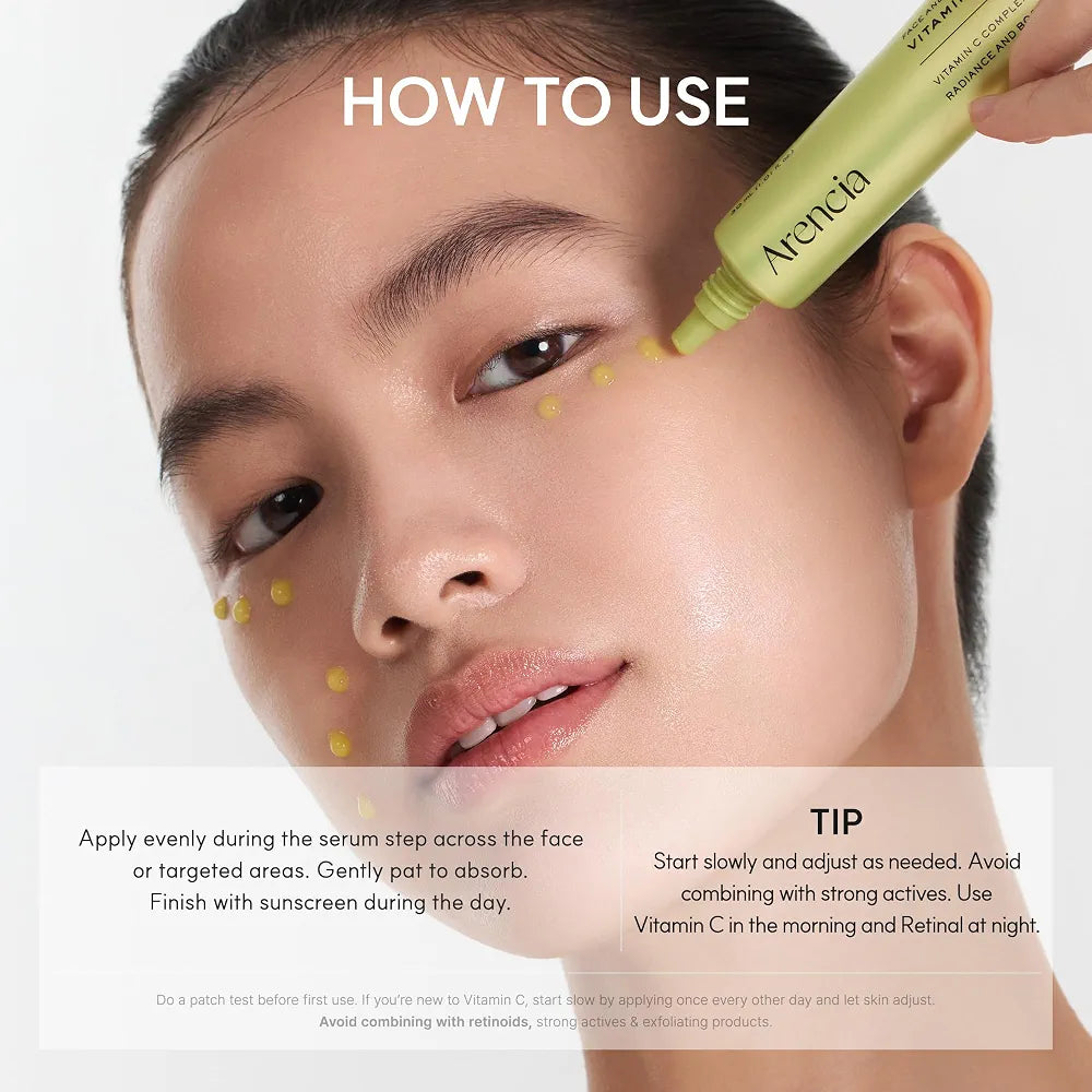 ARENCIA Vitamin C Booster Shot 50,000 ppm – Brightening Korean serum Lebanon