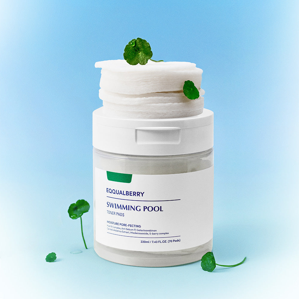EQQUALBERRY Swimming Pool Toner Pads Lebanon Korean exfoliating hydrating skincare toner pads