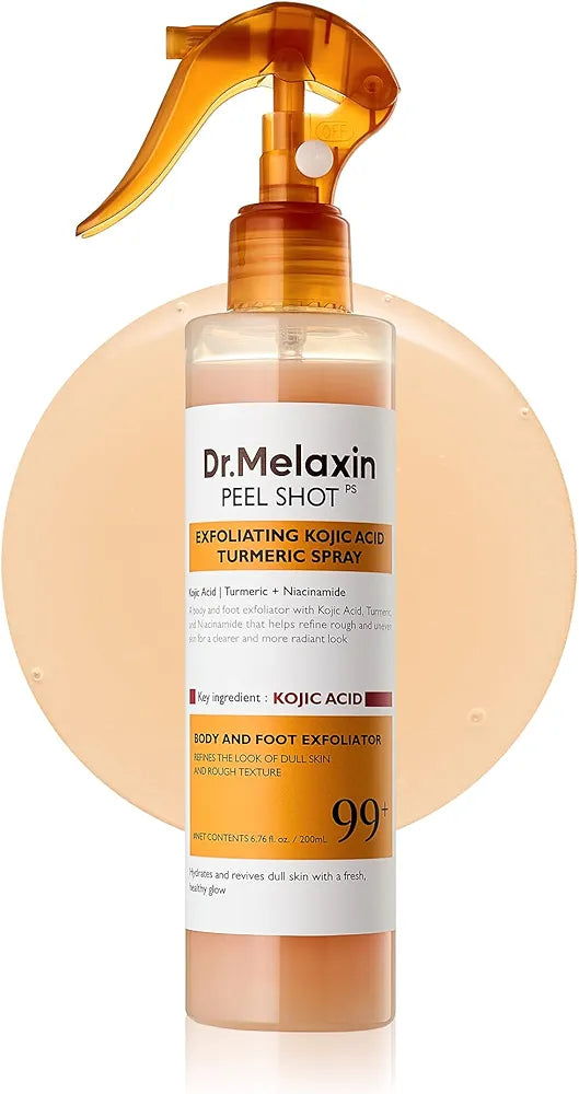 Dr.Melaxin Peel Shot Kojic Acid Turmeric Body Exfoliator Spray in Lebanon