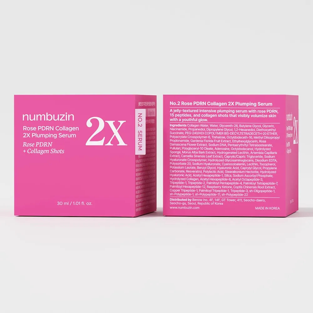 NUMBUZIN No.2 Rose PDRN Collagen 2X Plumping Serum Korean hydrating serum in lebanon