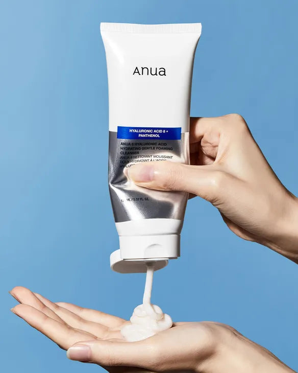 ANUA 8 Hyaluronic Acid Gentle Foaming Cleanser Lebanon Korean hydrating skincare face wash