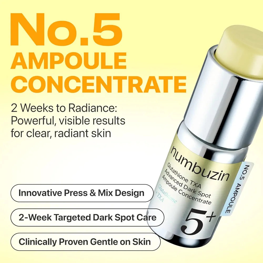 NUMBUZIN No.5 Glutathione TXA Dark Spot Ampoule Korean brightening serum in lebanon