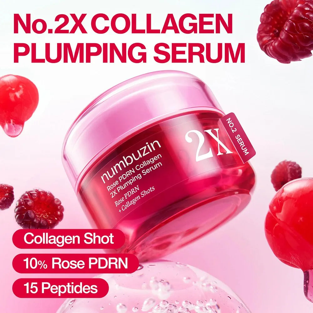 NUMBUZIN No.2 Rose PDRN Collagen 2X Plumping Serum Korean hydrating serum in lebanon