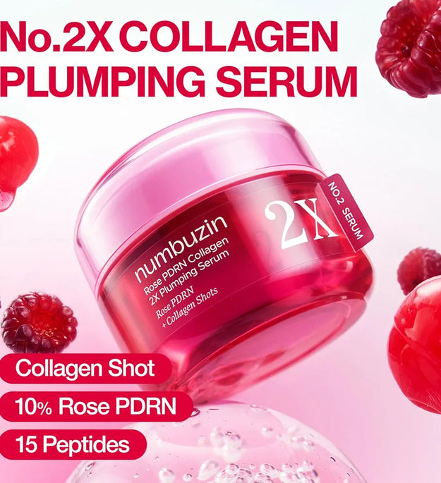 NUMBUZIN No.2 Rose PDRN Collagen 2X Plumping Serum Korean hydrating serum in lebanon