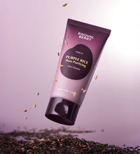 EQQUALBERRY Purple Rice Pore Purifying Pack Cleanser Lebanon Korean pore cleansing skincare face wash