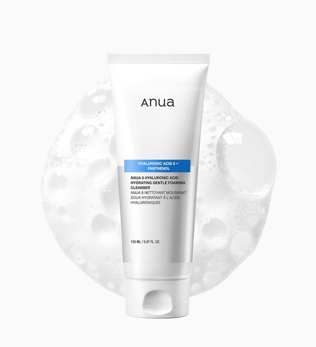 ANUA 8 Hyaluronic Acid Gentle Foaming Cleanser Lebanon Korean hydrating skincare face wash