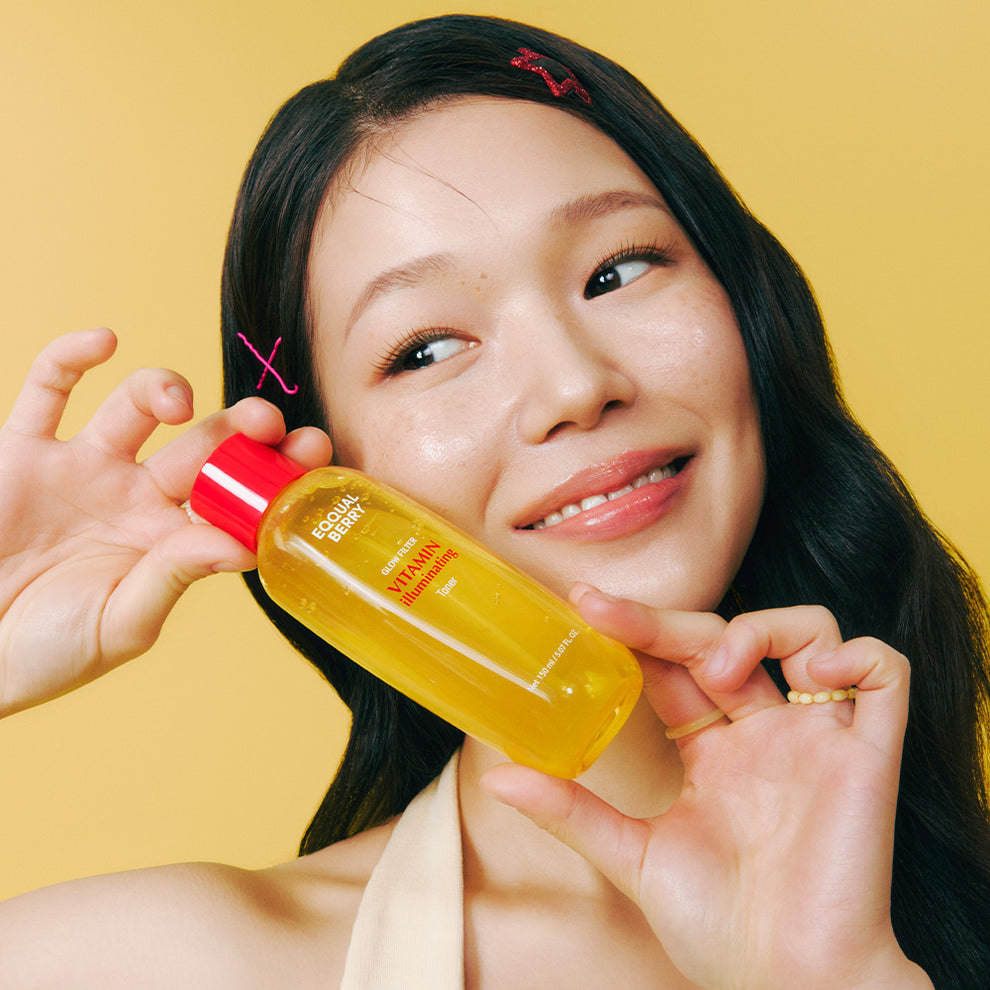 EQQUALBERRY Vitamin Illuminating Toner Lebanon Korean brightening hydrating skincare toner