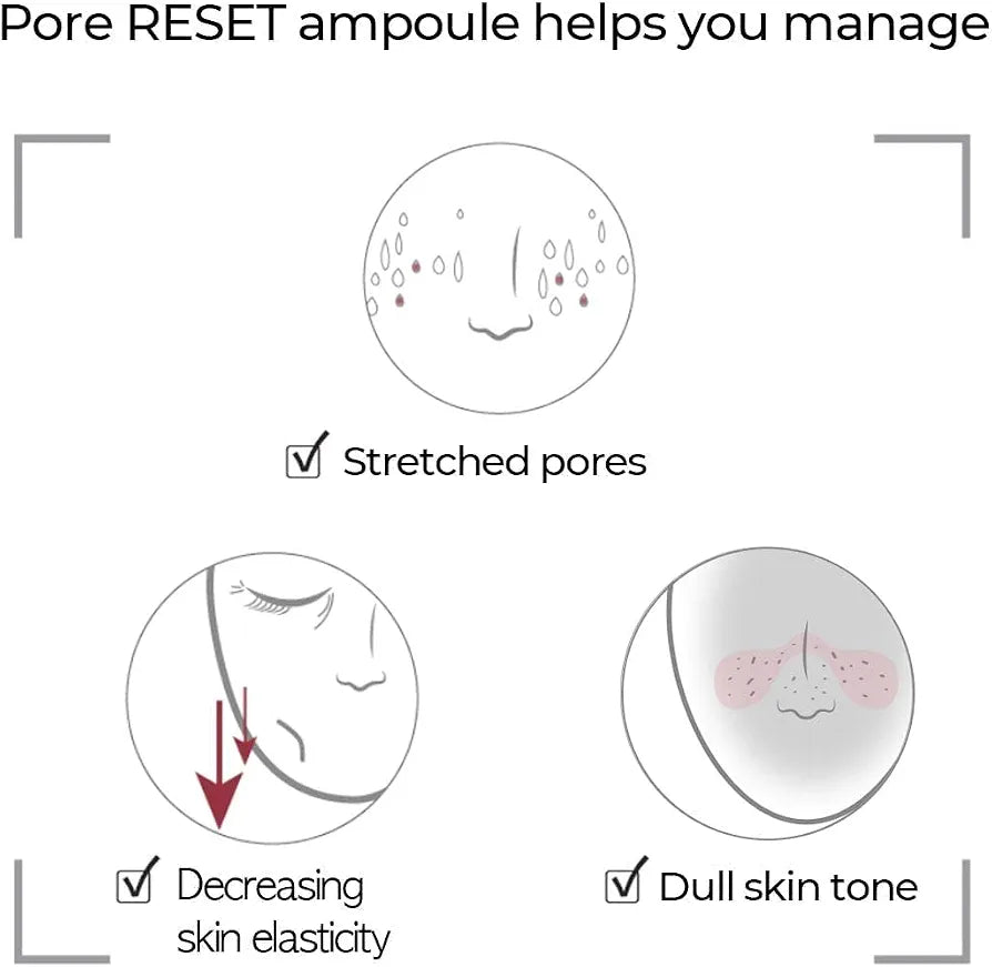 NUMBUZIN No.3 Pore Reset Ampoule Shot Korean pore-minimizing serum in lebanon