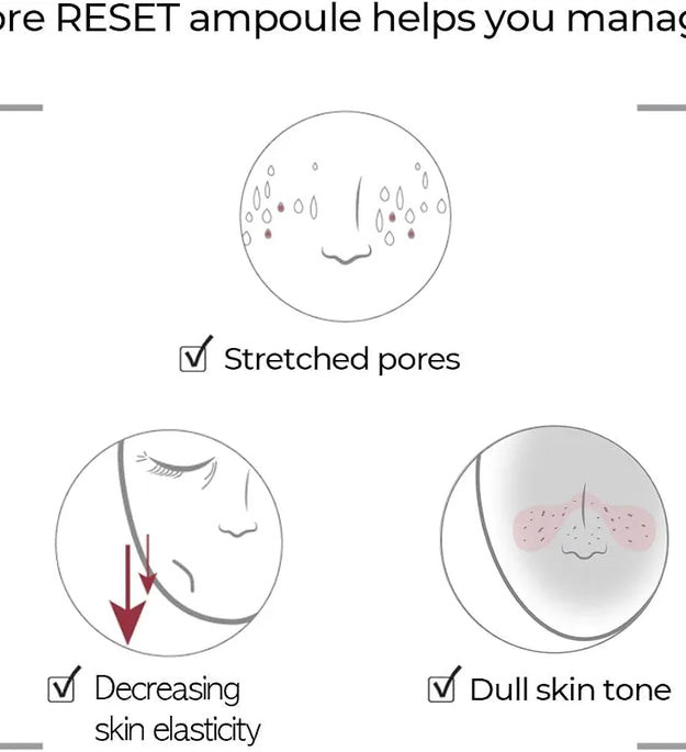 NUMBUZIN No.3 Pore Reset Ampoule Shot Korean pore-minimizing serum in lebanon