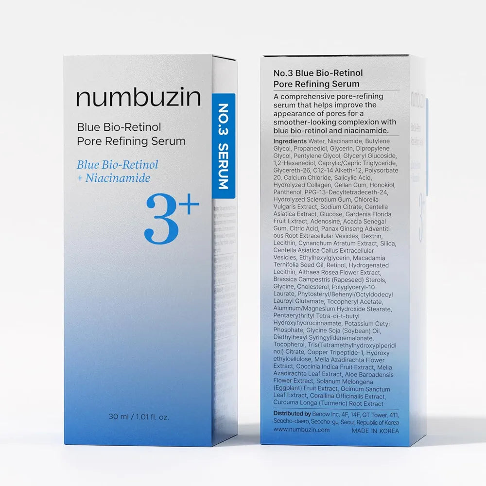NUMBUZIN No.3 Blue-Bio Retinol Pore Refining Serum Korean retinol serum in lebanon