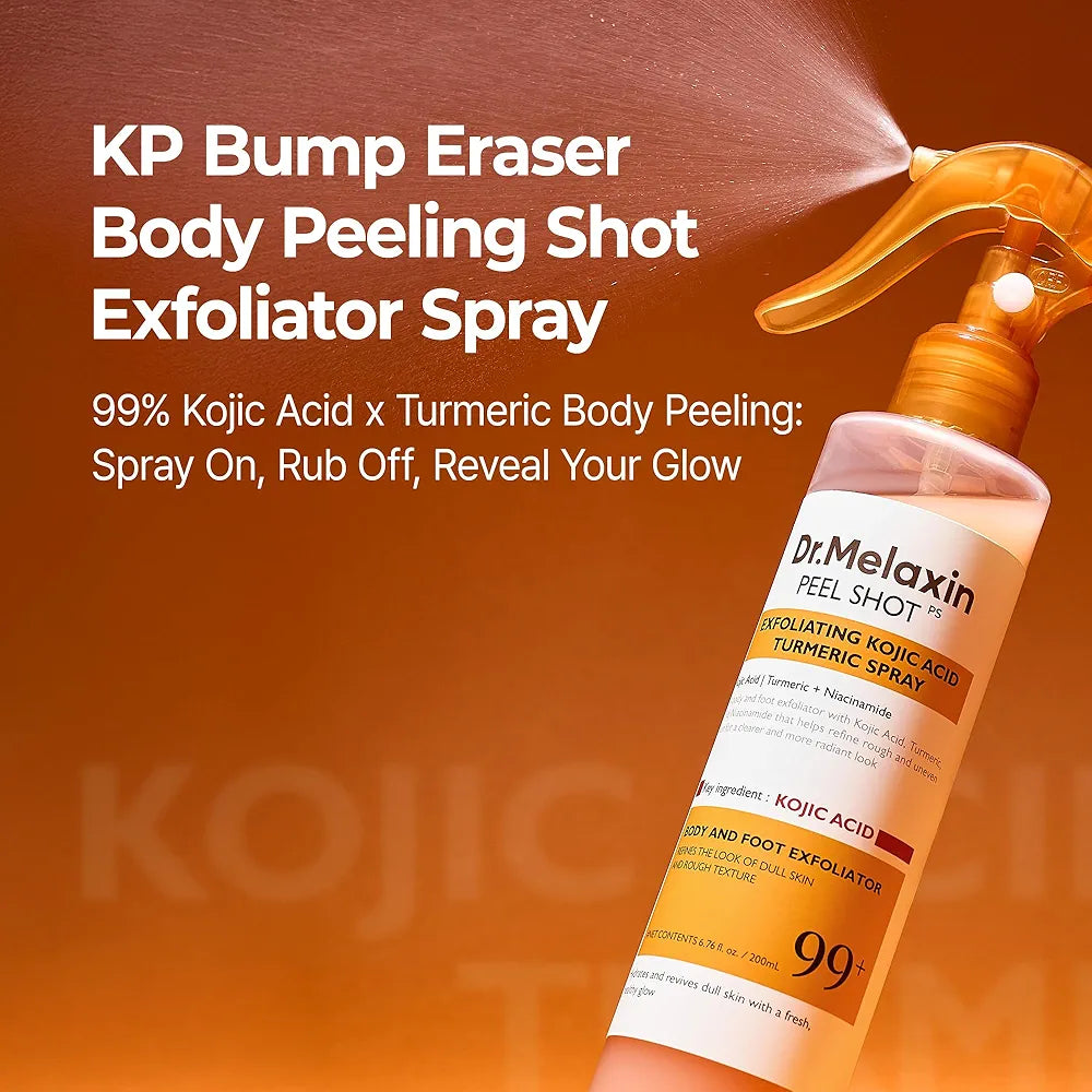 Dr.Melaxin Peel Shot Kojic Acid Turmeric Body Exfoliator Spray in Lebanon