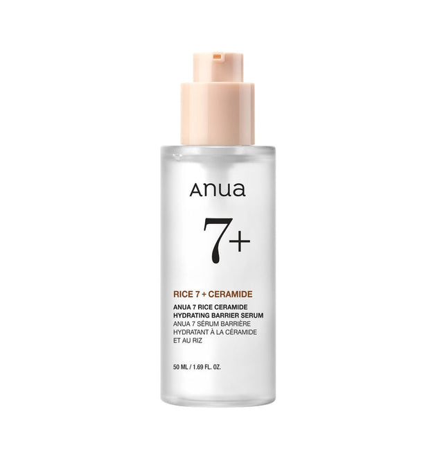 ANUA Rice Ceramide 7 Hydrating Barrier Serum Lebanon Korean hydrating skincare serum barrier repair