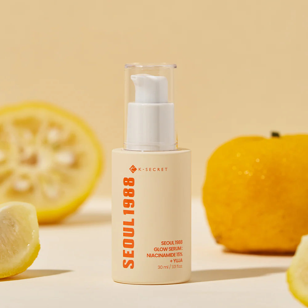 SEOUL 1988 Glow Serum Niacinamide 15% Yuja Lebanon Korean brightening skincare serum glow