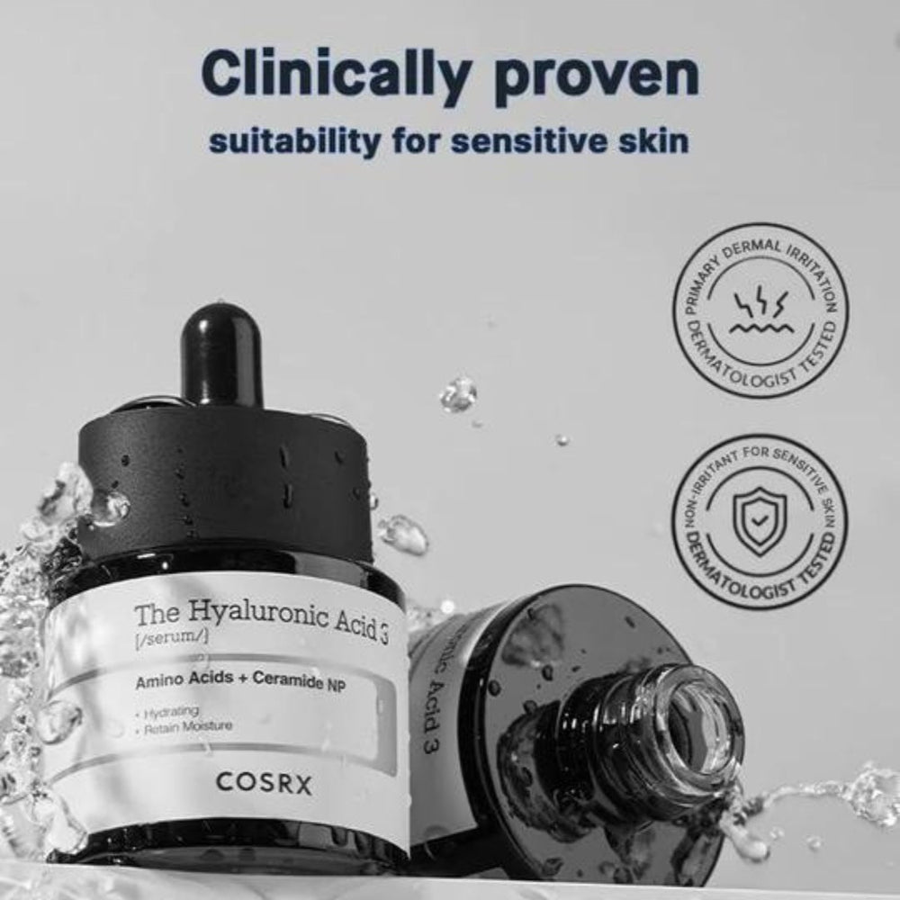 COSRX The Hyaluronic Acid 3 Serum Lebanon Korean hydrating skincare serum plumping
