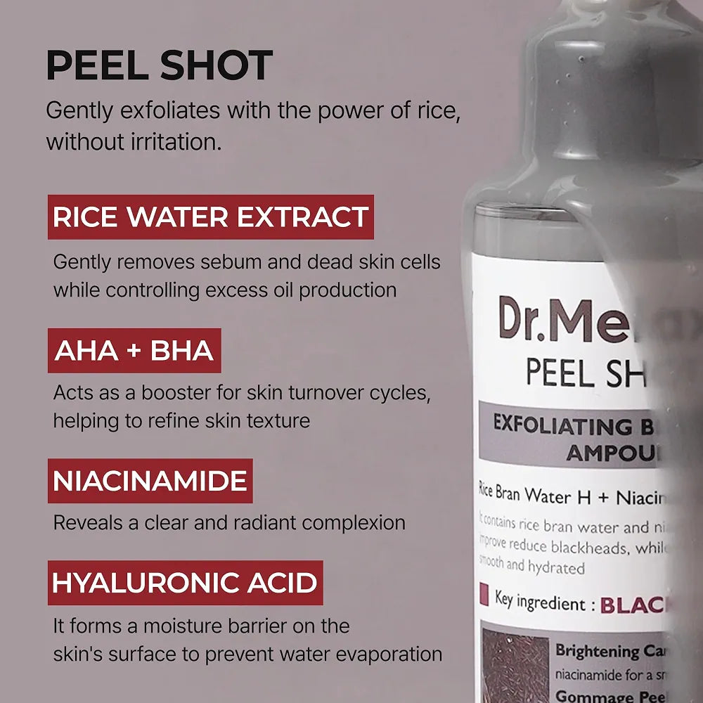 Dr.Melaxin Peel Shot Black Rice Exfoliating Ampoule Lebanon