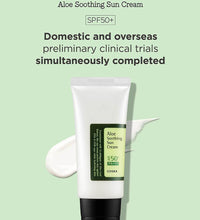 COSRX Aloe Soothing Sun Cream SPF50+ PA+++ Lebanon Korean hydrating soothing sunscreen aloe skincare