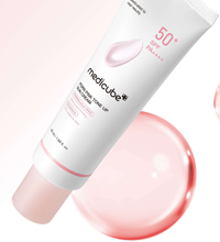 MEDICUBE PDRN Pink Tone Up Sun Cream SPF 50+ PA++++ Lebanon Korean tone up glow sunscreen skincare
