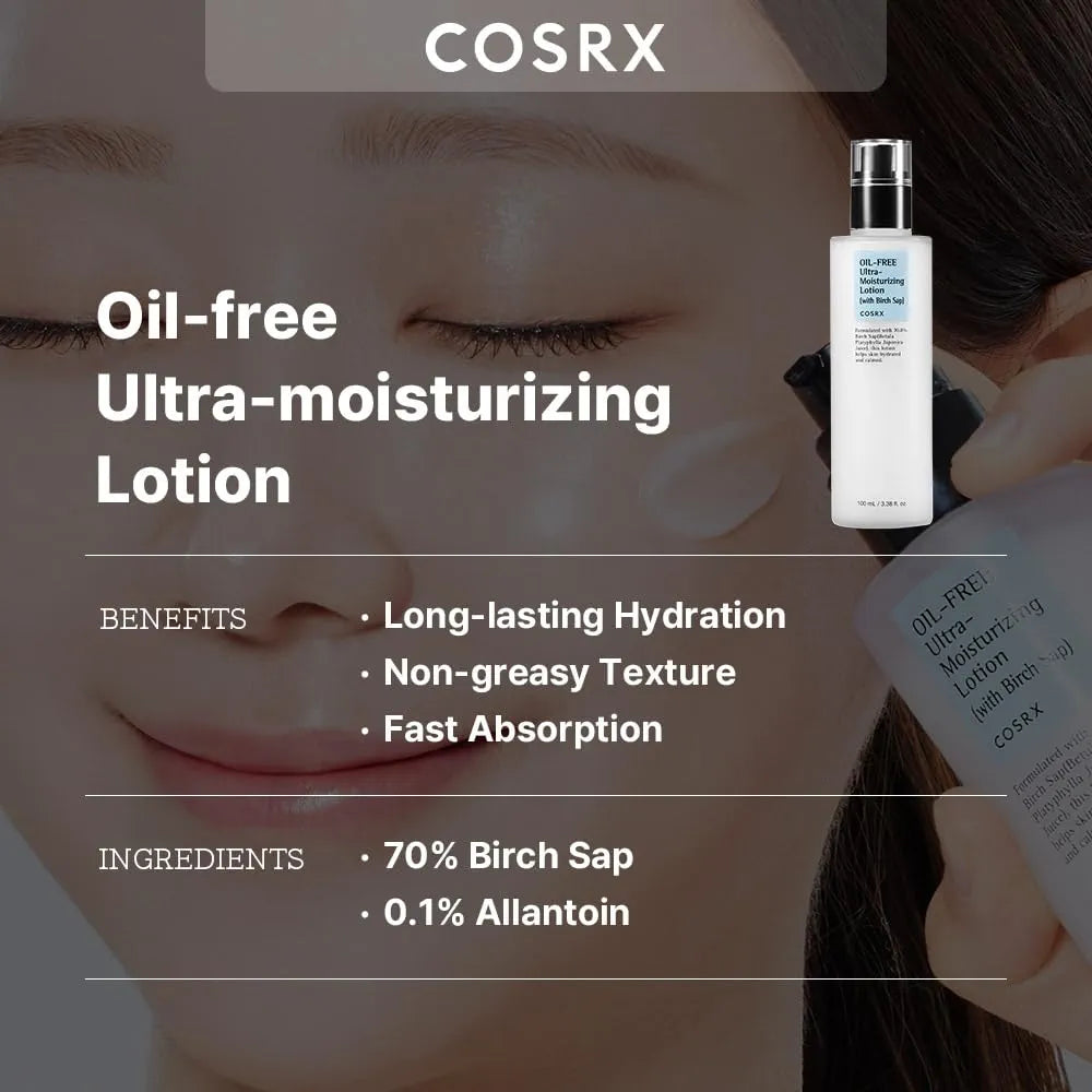 COSRX Oil-Free Ultra-Moisturizing Lotion with Birch Sap – Korean moisturizer Lebanon