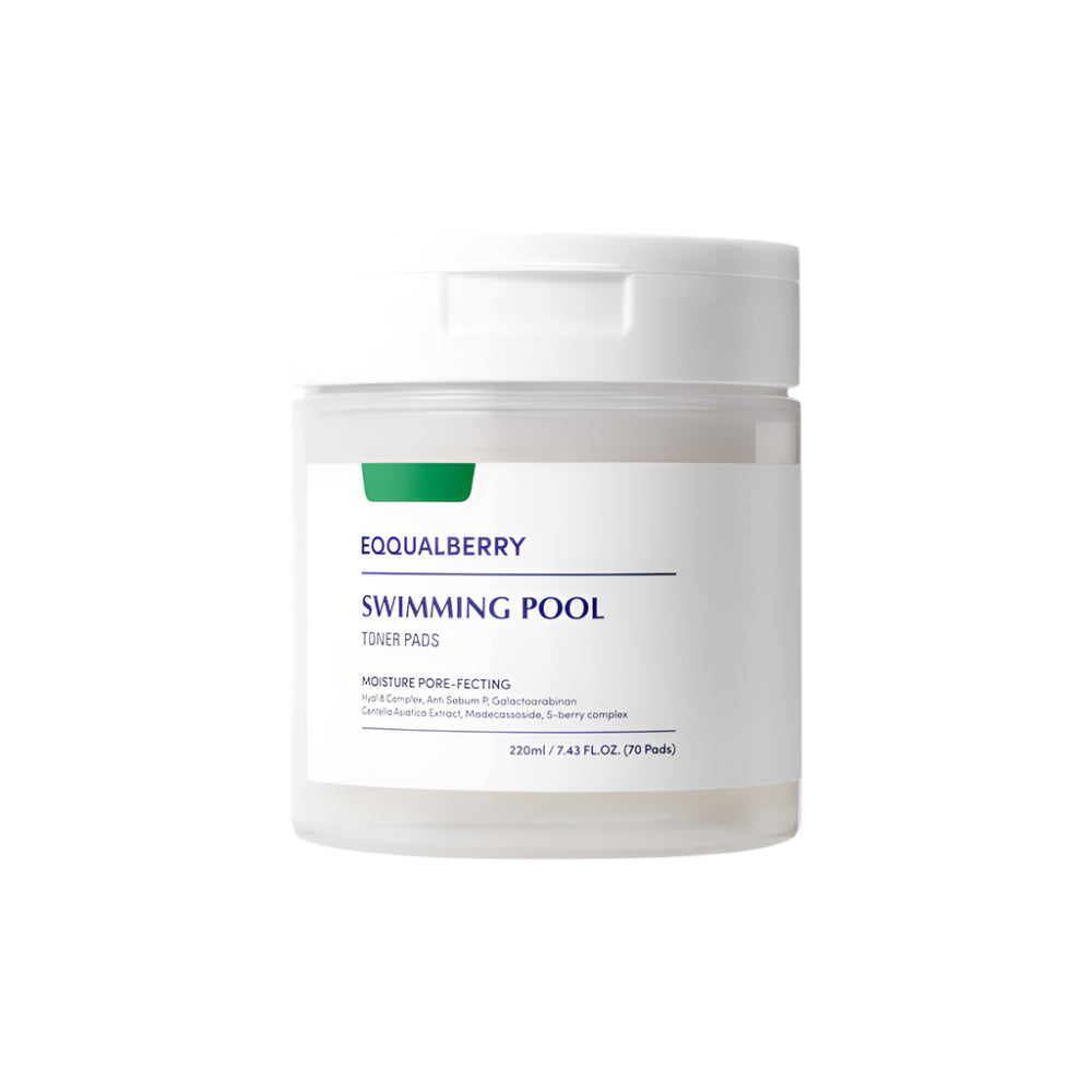 EQQUALBERRY Swimming Pool Toner Pads Lebanon Korean exfoliating hydrating skincare toner pads