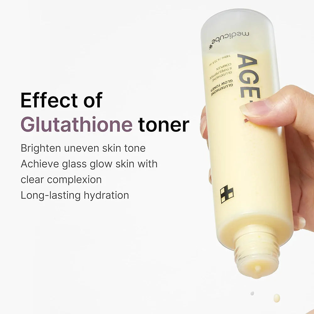 medicube age-r glutathione glow milky toner lebanon