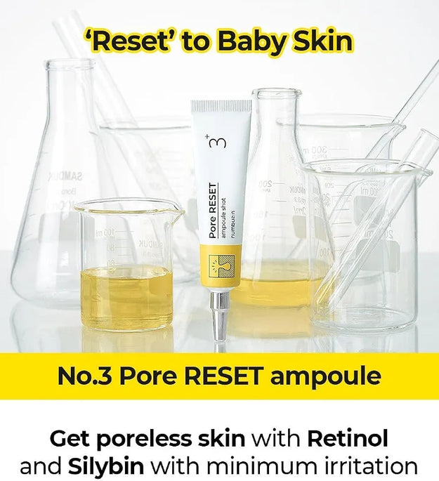 NUMBUZIN No.3 Pore Reset Ampoule Shot Korean pore-minimizing serum in lebanon
