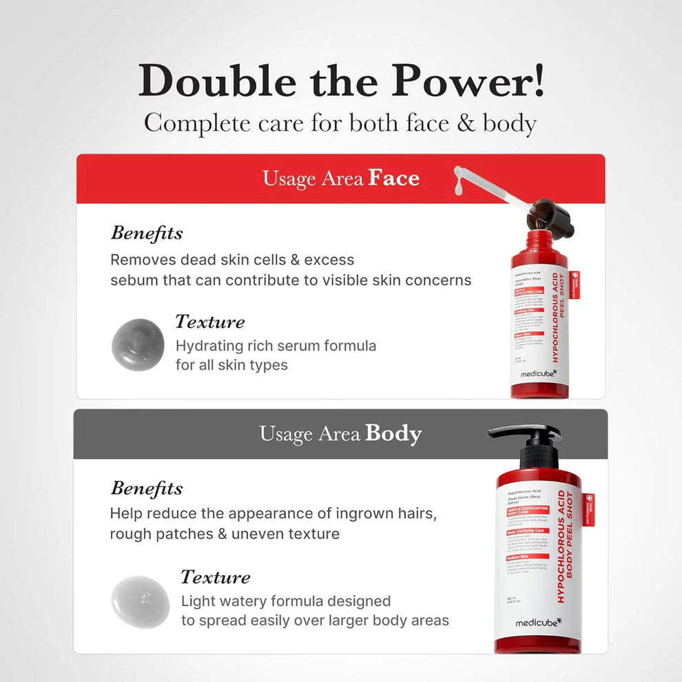 medicube hypochlorous acid peel shot lebanon