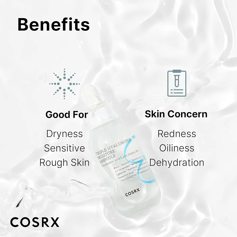 COSRX Triple Hyaluronic Moisture Ampoule for deep hydration – Korean skincare Lebanon