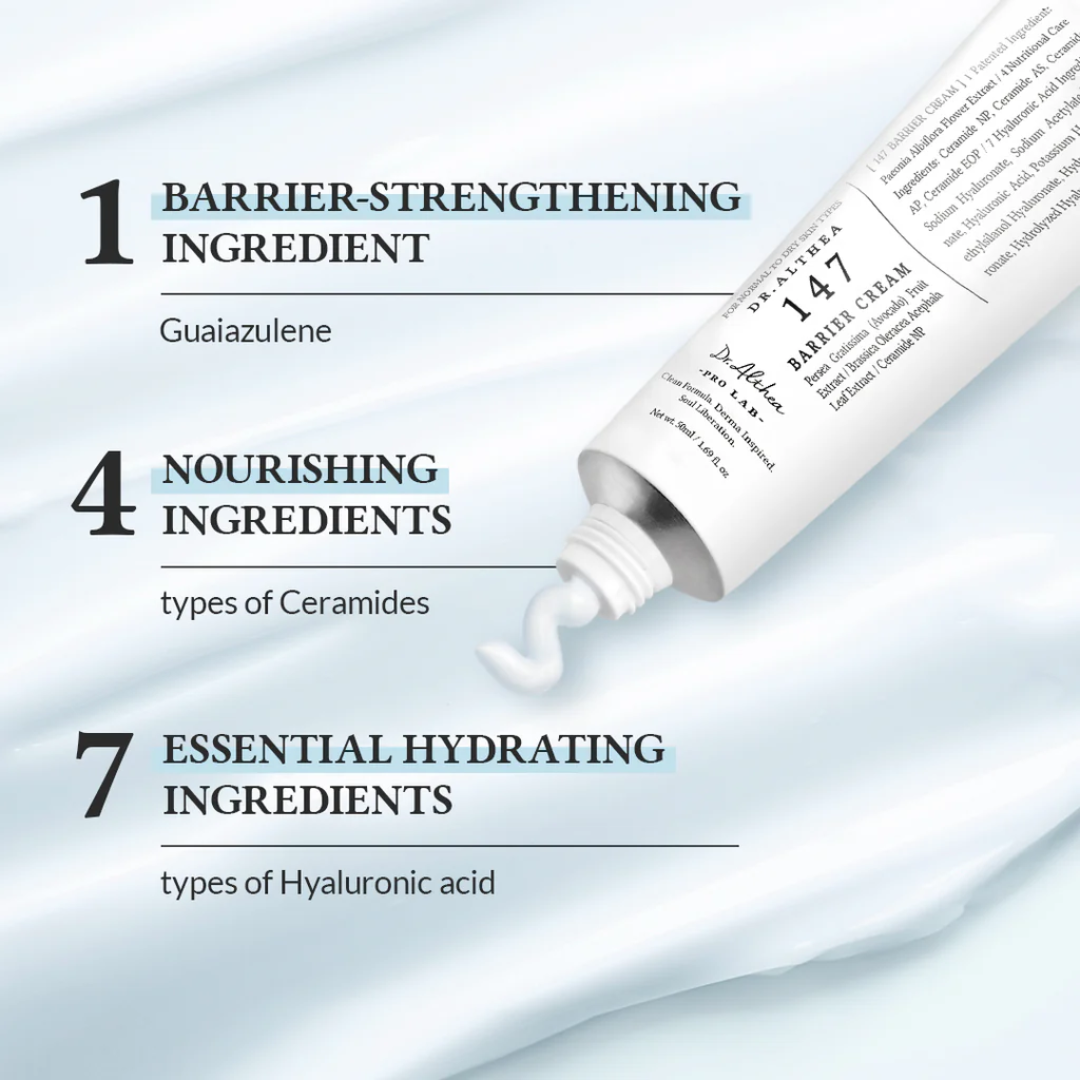 DR.ALTHEA 147 Barrier Cream Lebanon Korean skin barrier repair moisturizer soothing sensitive skin skincare