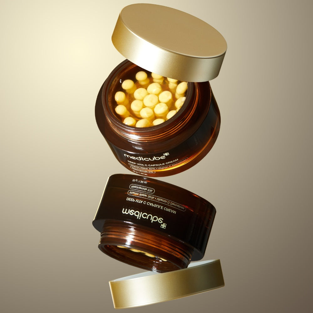 MEDICUBE Deep Vita C Capsule Cream Lebanon Korean vitamin C brightening skincare cream glow