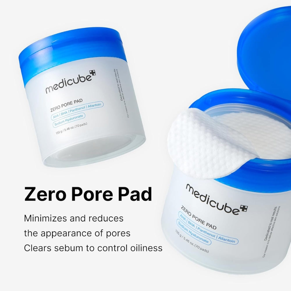 MEDICUBE Zero Pore Pad 2.0 Lebanon Korean exfoliating toner pads pore care skincare
