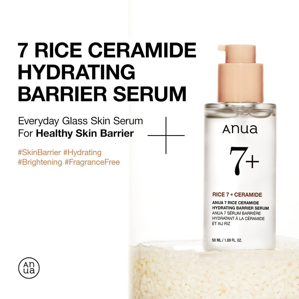 ANUA Rice Ceramide 7 Hydrating Barrier Serum Lebanon Korean hydrating skincare serum barrier repair