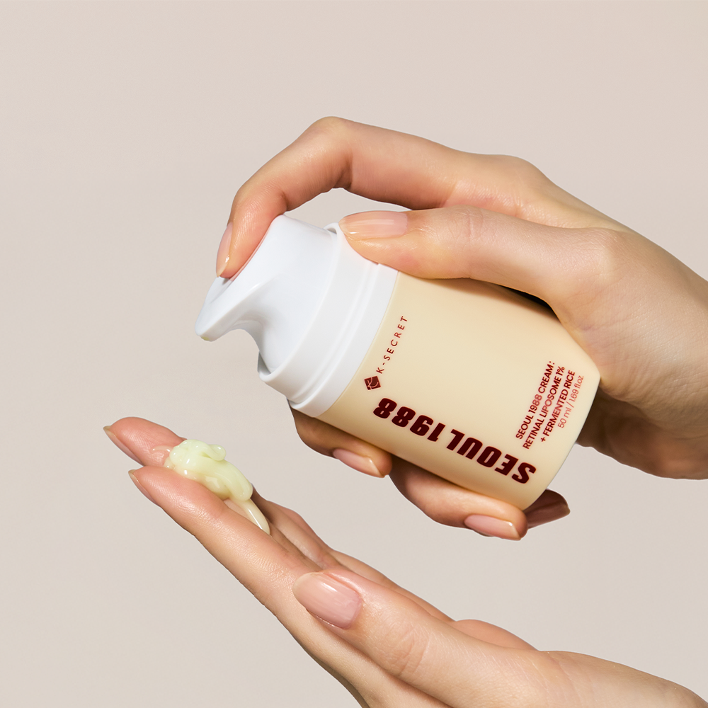 SEOUL 1988 Cream Retinal Liposome 1% Fermented Rice Lebanon Korean anti aging skincare cream