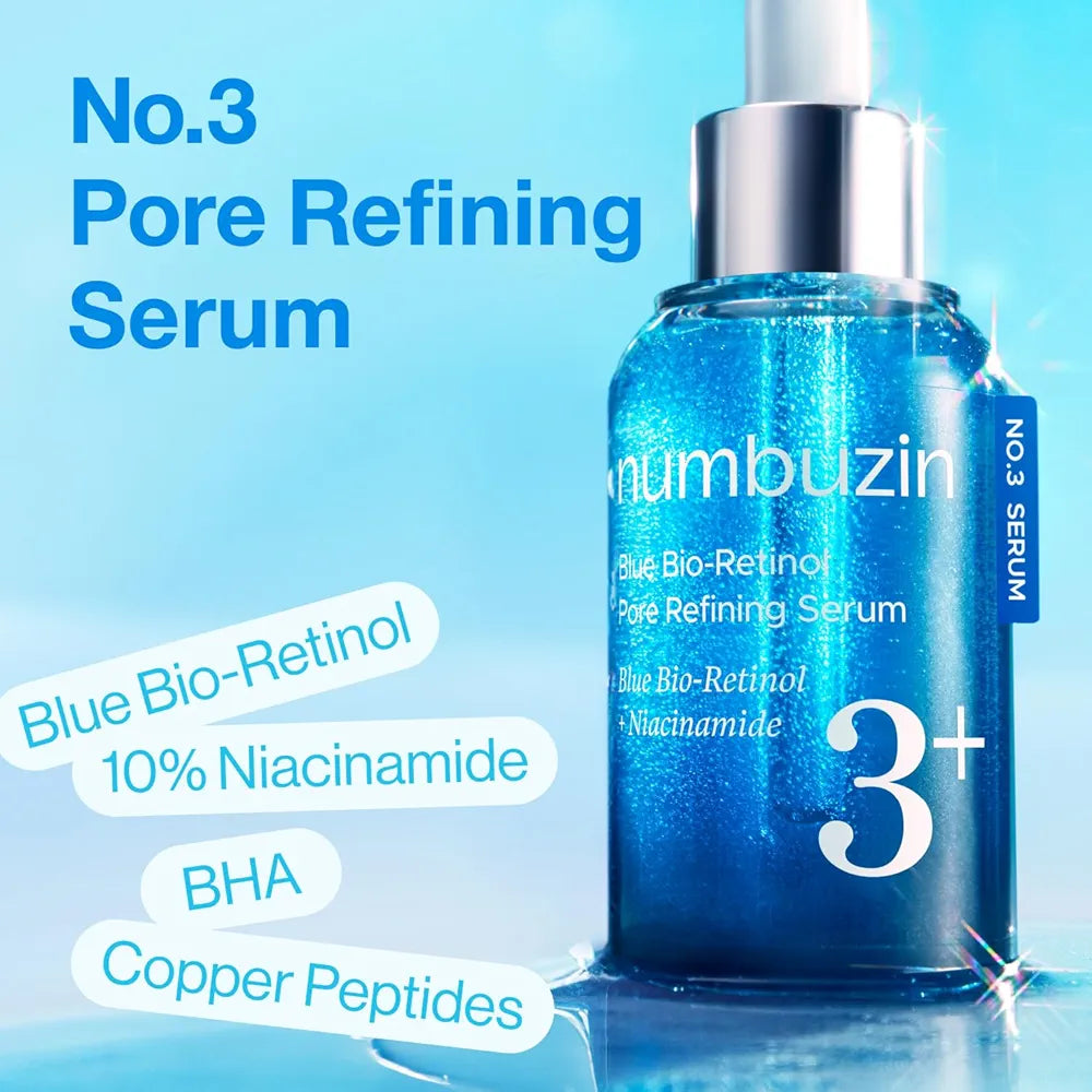NUMBUZIN No.3 Blue-Bio Retinol Pore Refining Serum Korean retinol serum in lebanon