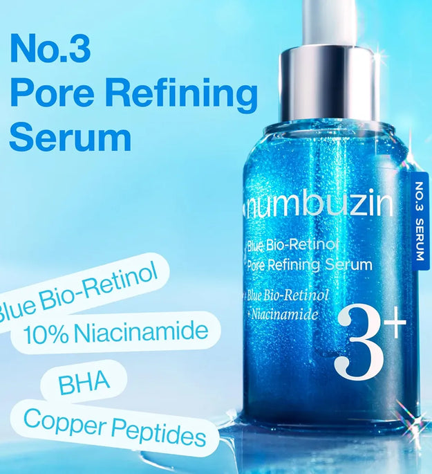 NUMBUZIN No.3 Blue-Bio Retinol Pore Refining Serum Korean retinol serum in lebanon
