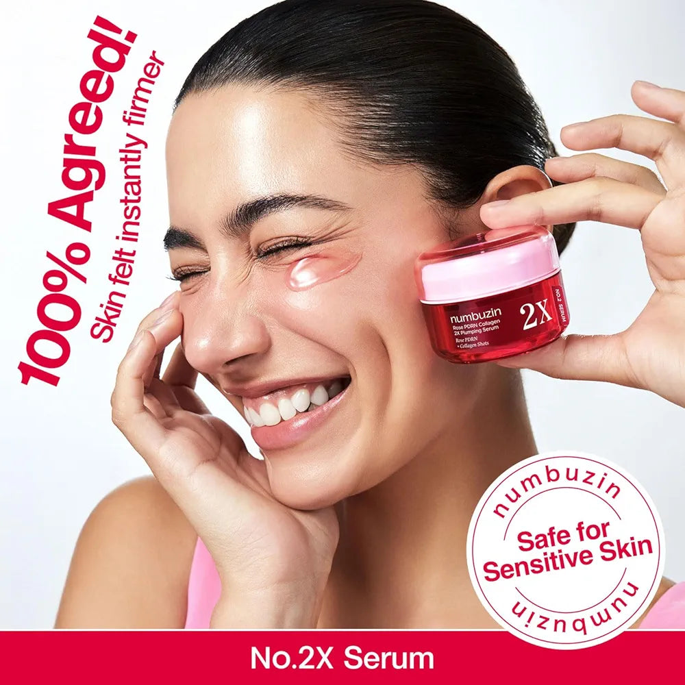 NUMBUZIN No.2 Rose PDRN Collagen 2X Plumping Serum Korean hydrating serum in lebanon