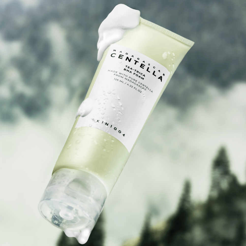 SKIN1004 Madagascar Centella Tea-Trica BHA Foam Lebanon Korean acne pore cleansing foam oily skin skincare