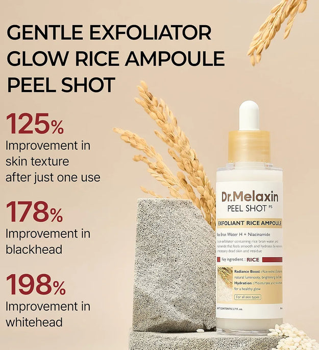 Dr.Melaxin Peel Shot Glow White Rice Peeling Ampoule in Lebanon
