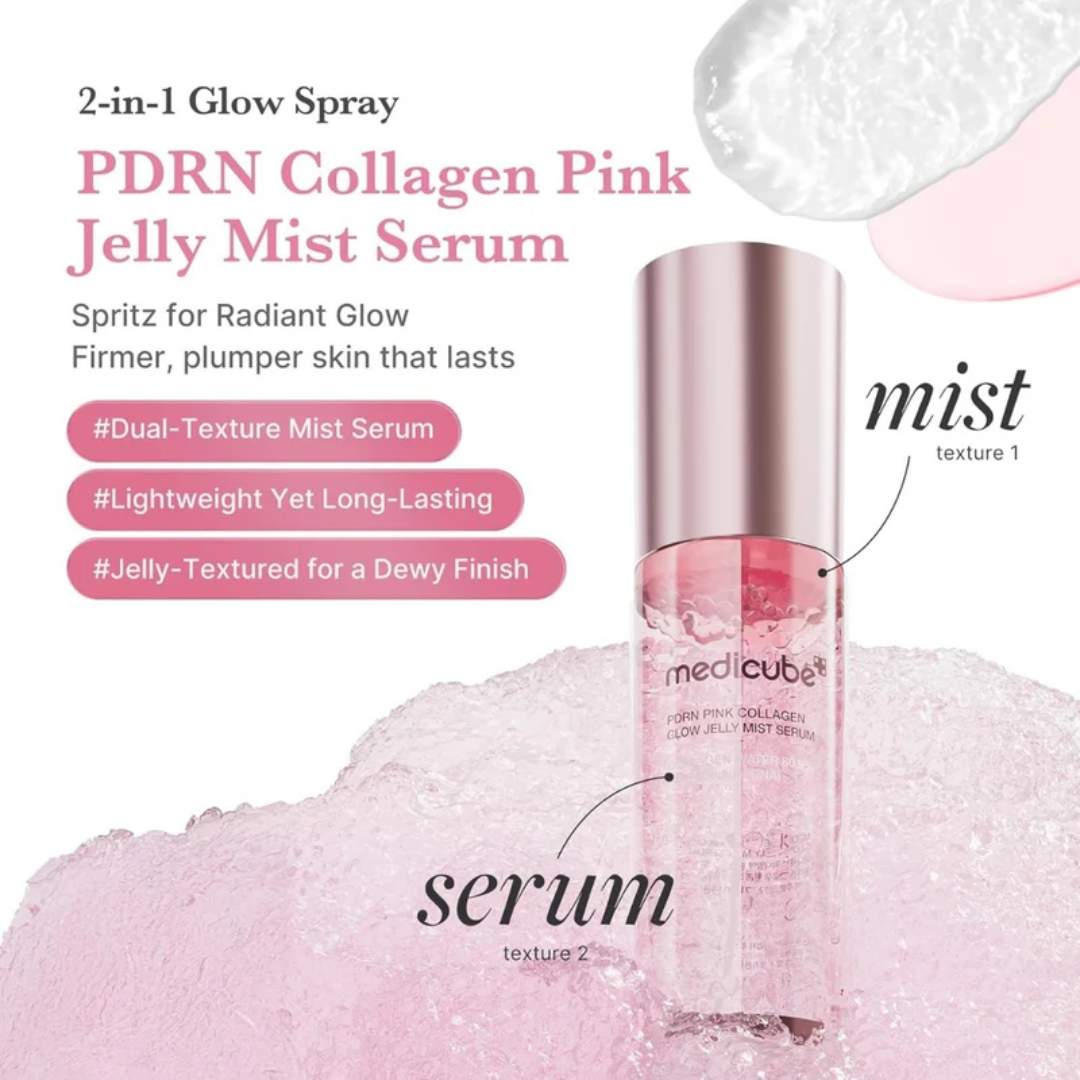 medicube pdrn pink collagen glow jelly mist serum lebanon