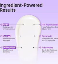 NUMBUZIN No.9 NAD+ Retinol Volumetox Eye Cream Korean anti-aging eye cream in Lebanon.