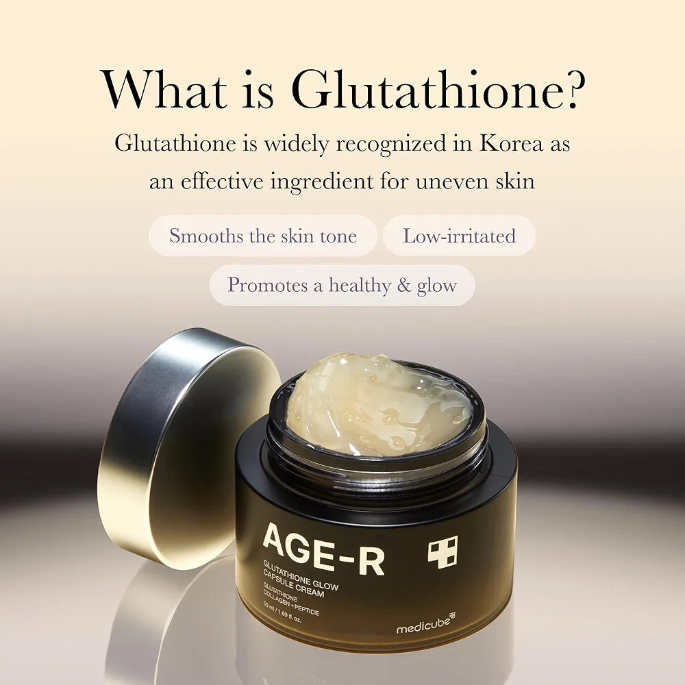 medicube age-r glutathione glow capsule cream lebanon